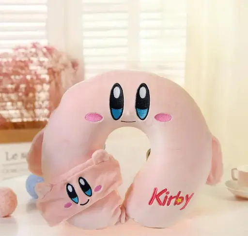 Cute Neck Pillow And Eye Mask (Combo)